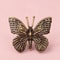 Antique Brass Butterfly Figurine Desktop Ornament for Home Decor