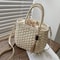 Bohemian Straw Rattan Crossbody Bag For Summer Beach Travel 7