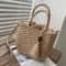 Bohemian Straw Rattan Crossbody Bag For Summer Beach Travel 8