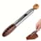 Premium Walnut Wood Stainless Steel Cooking Tong AntiSlip Kitchen Salad Tool 0