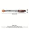 Premium Walnut Wood Stainless Steel Cooking Tong AntiSlip Kitchen Salad Tool 2