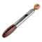 Premium Walnut Wood Stainless Steel Cooking Tong AntiSlip Kitchen Salad Tool 6