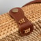 Handmade Rattan Crossbody Bag for Women Adjustable, Large Capacity, Durable
