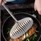 Premium Stainless Steel Fish Turner Nonstick Long Handle Spatula for Cooking