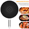 Foldable Silicone Splatter Screen HeatResistant Frying Pan Lid Oil Splash Guard 2