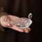 Transparent Glass Lotus Cover Holder For Tea Ceremony HeatResistant Teapot Accessory 0