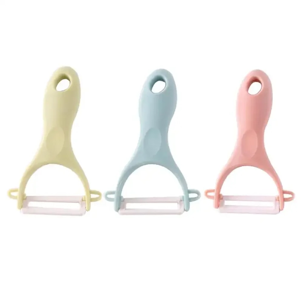 Premium Ceramic Peeler & Fruit Knife Sharp Vegetable Peeler for Easy Kitchen Prep