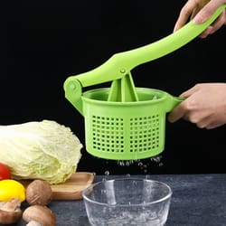 manual vegetable & fruit squeezer press – creative hand-pressure tool