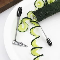 vegetable spiral slicer twister for cucumber carrot potato garnishing
