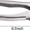 Stainless Steel Garlic Press Easy Squeeze Rustproof Garlic Crusher with Peeler