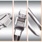 Stainless Steel Garlic Press Easy Squeeze Rustproof Garlic Crusher with Peeler
