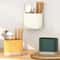 Wall Mount Chopsticks Holder Kitchen Organizer With Drain Tray No Drill Utensil Storage Rack 0