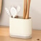 Wall Mount Chopsticks Holder Kitchen Organizer With Drain Tray No Drill Utensil Storage Rack 5