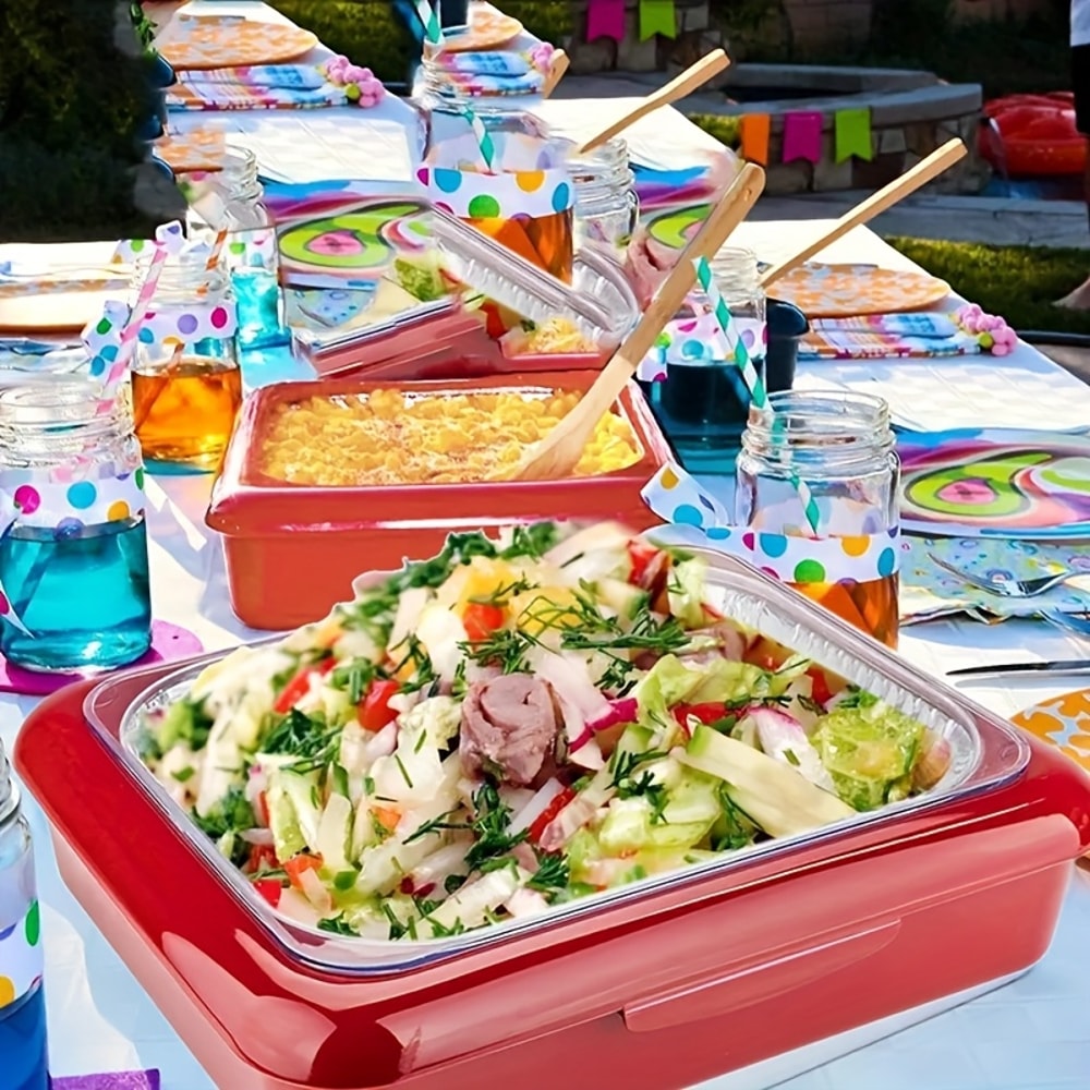 ThermaKeep Insulated Food Storage Container For Hot Meals BBQ Lasagna Picnic Transport 2