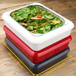 thermakeep insulated food storage container for hot meals, bbq, lasagna & picnic transport