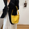 LunaSoft Suede Shoulder Bag Large Capacity Bucket Tote Purse For Women 1