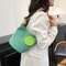 LunaSoft Suede Shoulder Bag Large Capacity Bucket Tote Purse For Women 2