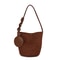 LunaSoft Suede Shoulder Bag Large Capacity Bucket Tote Purse For Women 4