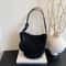 LunaSoft Suede Shoulder Bag Large Capacity Bucket Tote Purse For Women 10