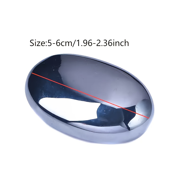 Terahertz Worry Stone Palm Massage Rock for Stress Relief and Mindful Relaxation
