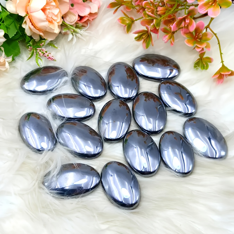 Terahertz Worry Stone Palm Massage Rock for Stress Relief and Mindful Relaxation