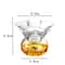 BloomGlass Tea Strainer for Loose Leaf Tea with Fine Mesh Filter & Drip Holder