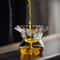 BloomGlass Tea Strainer for Loose Leaf Tea with Fine Mesh Filter & Drip Holder