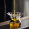 BloomGlass Tea Strainer for Loose Leaf Tea with Fine Mesh Filter & Drip Holder