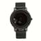 NovaEdge Minimalist Watch with Stainless Steel Band and Futuristic Pointerless Design