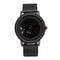 NovaEdge Minimalist Watch with Stainless Steel Band and Futuristic Pointerless Design