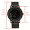 NovaEdge Minimalist Watch with Stainless Steel Band and Futuristic Pointerless Design