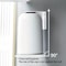 Magnetic Stainless Steel Toothbrush Cup Holder Set for Modern Bathroom Organization