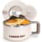 Portable Microwave Ramen Bowl With Stainless Steel Insert And Lid For Easy Noodle Meals 0