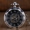 Vintage Skeleton Pocket Watch Mechanical Steampunk Timepiece for Men & Women