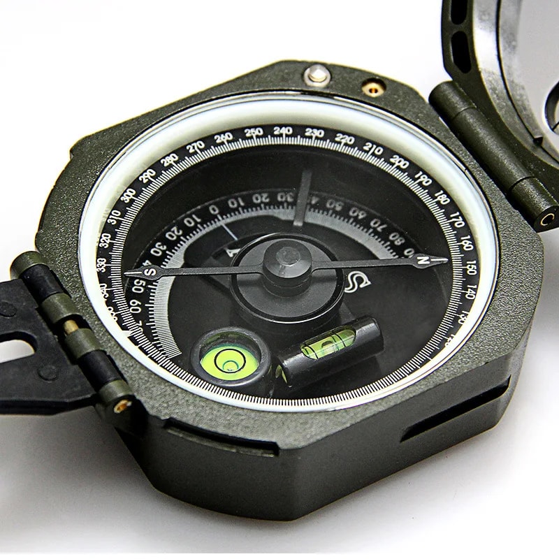 Tactical Military Survival Compass for Hiking Camping and Geological Navigation