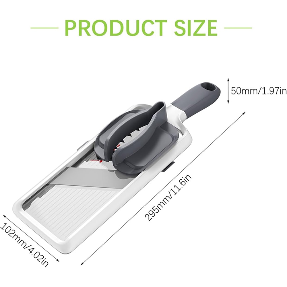 PrecisionSlice Mandoline Slicer Adjustable Vegetable Cutter and Cheese Grater