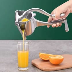 premium manual citrus juicer aluminum alloy lemon squeezer for lemons, limes & oranges