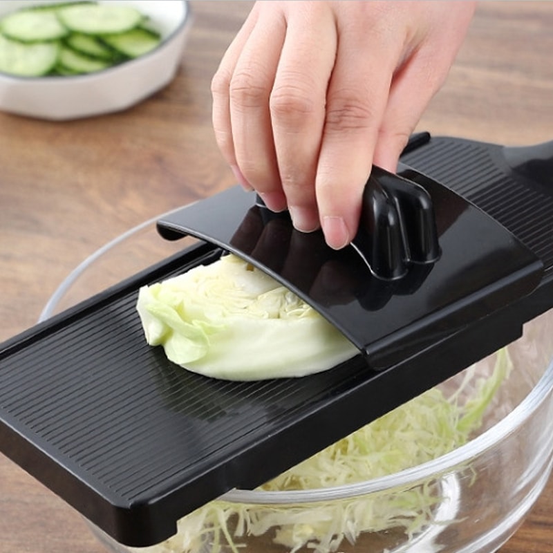 Multi-Blade Vegetable Slicer & Cabbage Shredder Manual Kitchen Cutter
