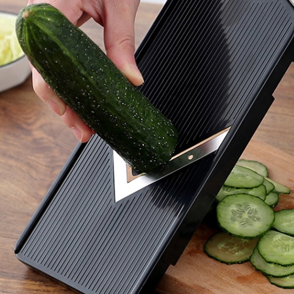 Multi-Blade Vegetable Slicer & Cabbage Shredder Manual Kitchen Cutter