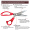 Vintage Pinking Shears For Fabric Leather Craft Sewing 2