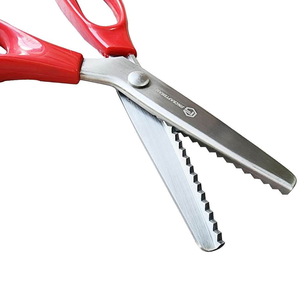 Vintage Pinking Shears For Fabric Leather Craft Sewing 4
