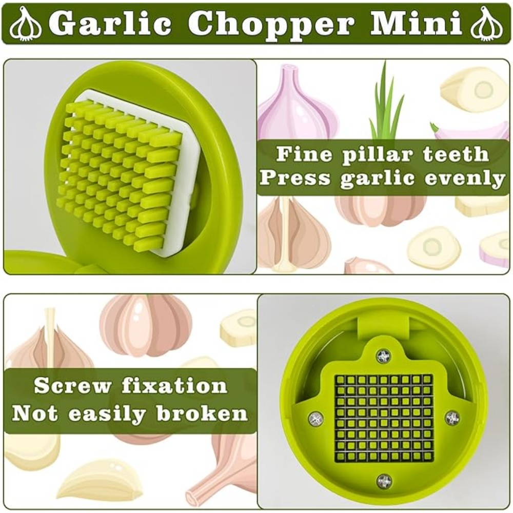 Multi Blade Garlic Press And Ginger Mincer Kitchen Tool 3