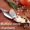 ErgoGrip Garlic Press Stainless Steel Crusher & Ginger Mincer Tool
