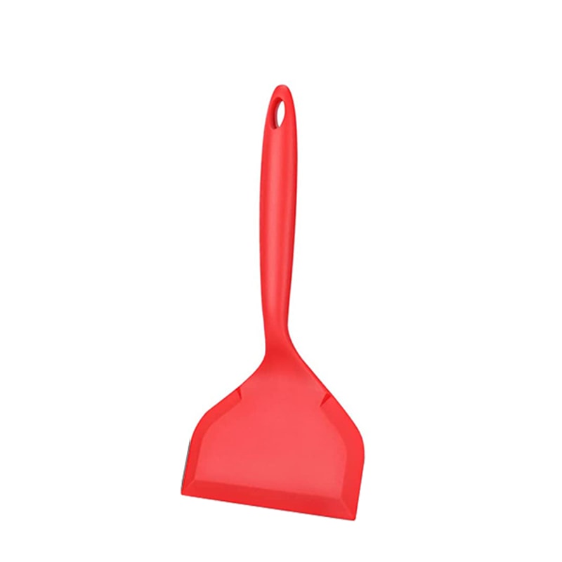 Flexible Silicone Spatula Turner For Pancakes Eggs Fish Non Stick Wide Kitchen Scraper 5