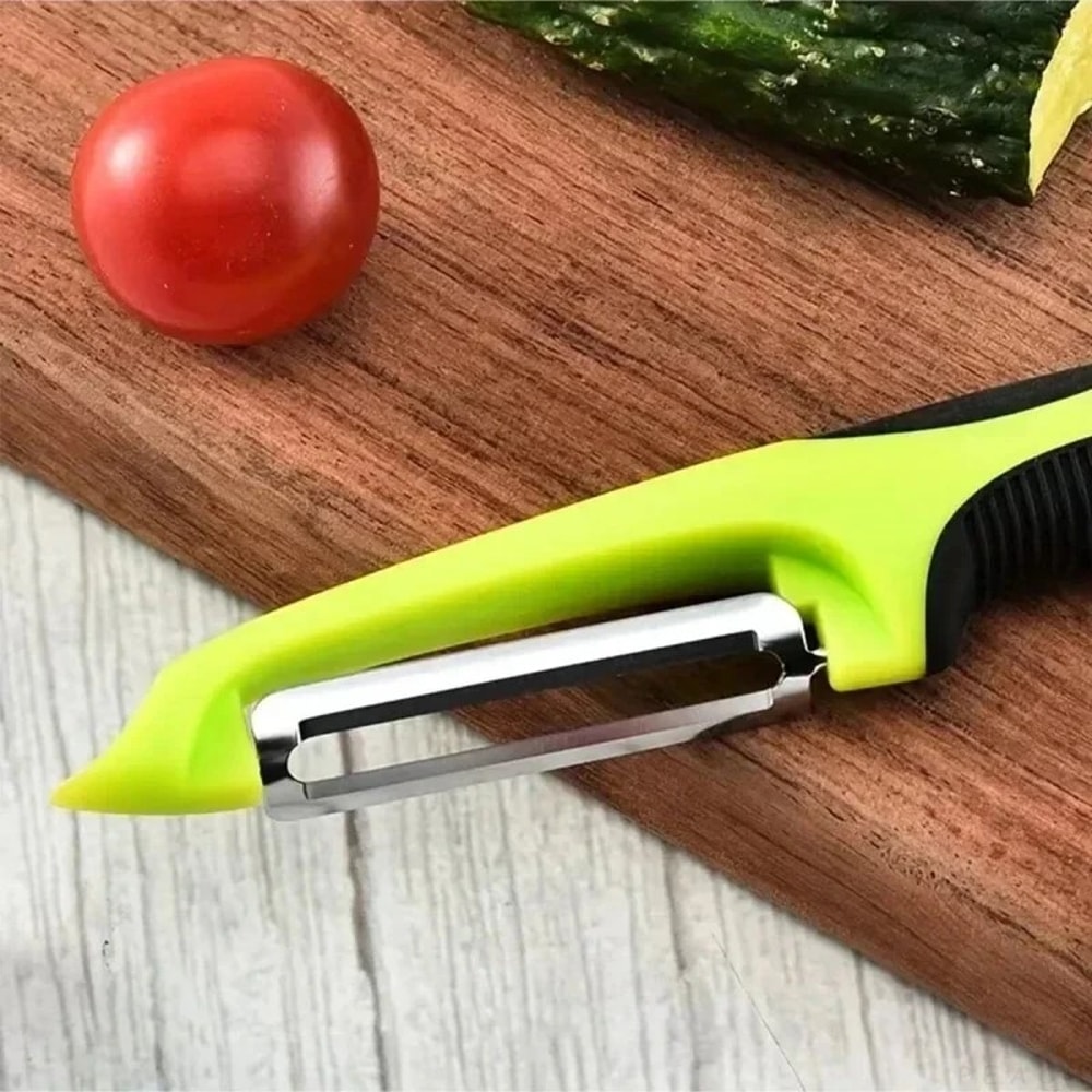 SwiftGrip Stainless Steel Vegetable Peeler For Potatoes Fruits Kitchen Prep 0