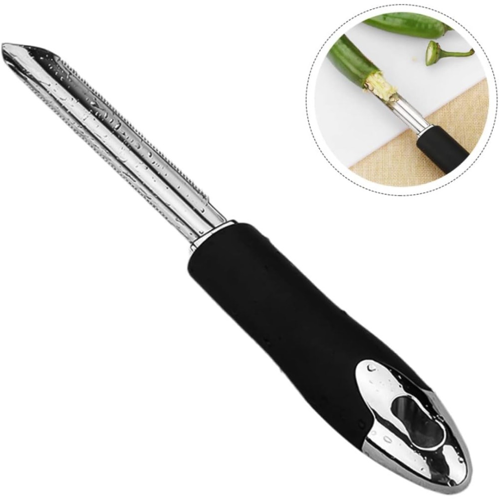 Stainless Steel Pepper Corer Tool For Jalapenos Chili Peppers Fruit Core Removal 1