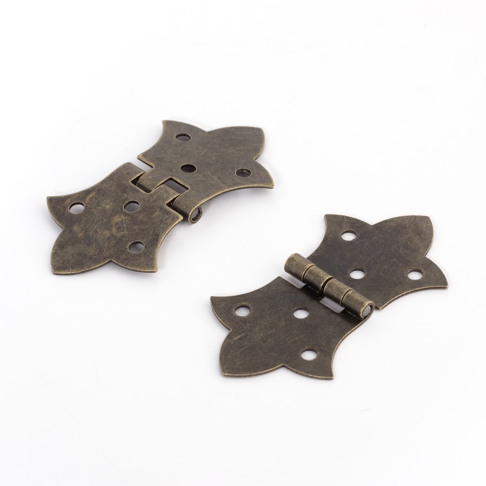 Vintage Antique Jewelry Box Hinges For Wooden Boxes And Decorative Furniture 1