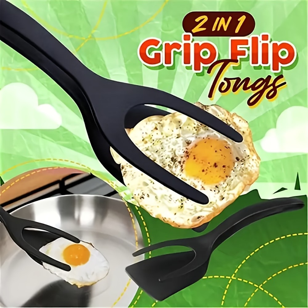 ChefGrip Stainless Steel Spatula Turner For Eggs Pancakes Steak Flipping 0
