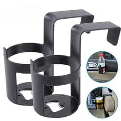 universal car cup holder hanging door mount bottle organizer for drinks, phones & essentials