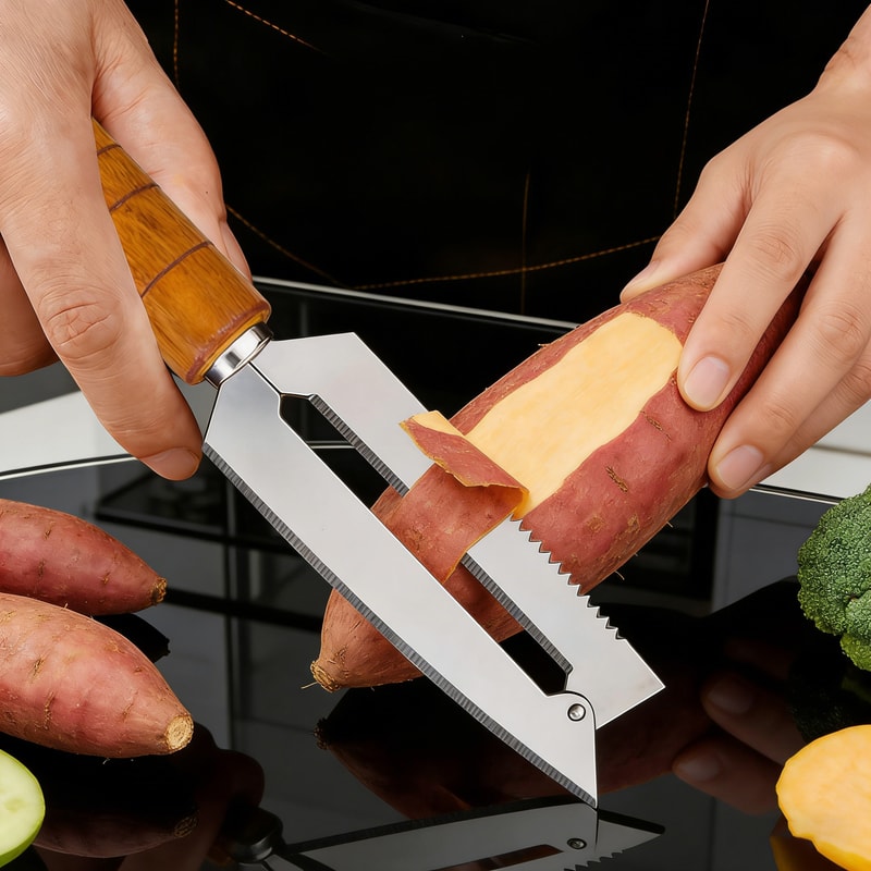 SwiftSlice Multifunction Kitchen Peeler For Fruits Vegetables Potatoes 1
